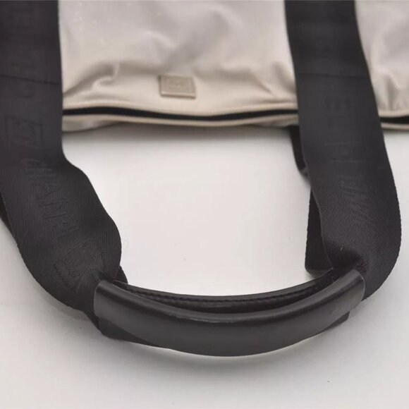 Authentic CHANEL Sports Line High Summer Nylon Leather CC Tote Bag Gray - Picture 10 of 16